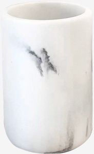 Cốc đựng b&agrave;n chải | BERGHEM | nhựa polyresin | m&agrave;u đ&aacute; cẩm thạch | &Oslash;7.5xC11cm