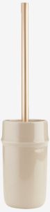 Chổi cọ toilet | BOLIDEN | gốm/inox | be | Ø9.5xC17.8/42.8cm