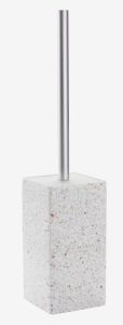 Chổi cọ toilet | BILLSTA | nhựa polyresin/đá | họa tiết terazzo | R9.2xD9.2xC18/42cm