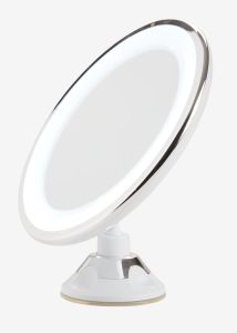 Gương đèn LED | VEDDIGE | nhựa ABS/gương | trắng | Ø20xC22cm