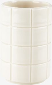 Cốc đựng bàn chải | STENINGE | gốm | be | Ø7xC11cm