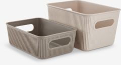 Giỏ đa năng | JUNSELE |lnhựa PP | nhiều m&agrave;u | R17/18xD17/29xC6/12cm