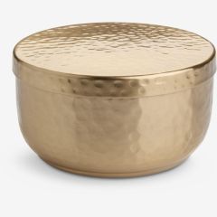 Hũ đựng c&oacute; nắp | TENHULT | th&eacute;p | m&agrave;u v&agrave;ng | &Oslash;11xC6cm
