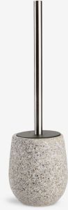 Chổi cọ toilet | LYCKSELE | gốm b&aacute;n sứ/th&eacute;p | họa tiết terrazzo | &Oslash;12xC37cm
