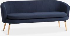 Sofa 3 chỗ | GISTRUP | vải polyester | xanh đậm | R197xS76xC71.5cm