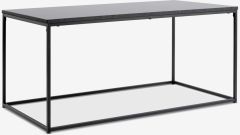 Bàn café | TROSTERUD | gỗ công nghiệp/kim loại | màu đá hoa đen | R50xD100xC45cm