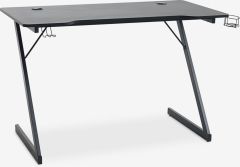 Bàn làm việc | HALSTED | thép/gỗ công nghiệp | đen | R60xD120xC74cm