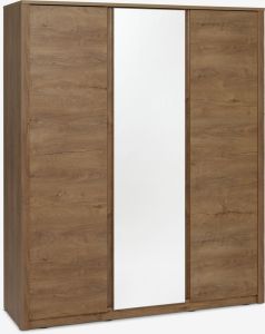 Tủ quần áo | VEDDE | gỗ công nghiệp | màu sồi đậm | R167xS53xC197cm