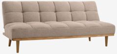 Sofa giường | NEJEDE | vải polyester | be | R191xS83/107xC86cm