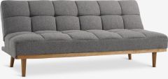 Sofa giường | NEJEDE | vải polyester | x&aacute;m nhạt | R191xS86/108xC87cm