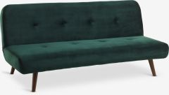 Sofa giường | JUVRE | vải polyester | xanh lá đậm | R192xS92xC89cm