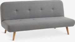 Sofa giường | JUVRE | vải polyester | x&aacute;m nhạt | R192xS92xC89cm