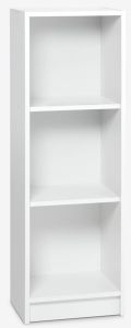 Kệ s&aacute;ch 3 tầng | HORSENS | gỗ c&ocirc;ng nghiệp | trắng | R40xS30xC120cm