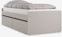 Giường mở rộng | LIMFJORDEN | gỗ c&ocirc;ng nghiệp | be | R90/180xD200xC56cm