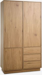 Tủ quần &aacute;o | TRANUM | gỗ c&ocirc;ng nghiệp | m&agrave;u sồi | R120xS58xC200cm