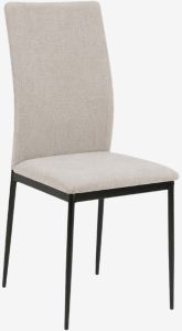 Ghế b&agrave;n ăn | DEMINA | vải polyester/kim loại | be | R43.5xS53.5xC88.5cm