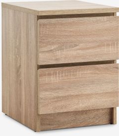 Tủ đầu giường | LIMFJORDEN | gỗ c&ocirc;ng nghiệp | m&agrave;u sồi nhạt | R41xS48xC56cm