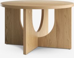 B&agrave;n cafe | RADBY | gỗ c&ocirc;ng nghiệp | m&agrave;u sồi ấm | &Oslash;70xC42cm