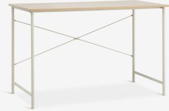 B&agrave;n l&agrave;m việc | VANDBORG | gỗ c&ocirc;ng nghiệp/kim loại | be | R60xD120xC75cm