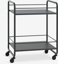 Kệ đa năng | NARUP | nhựa PP/th&eacute;p | đen | R55xS40xC72cm
