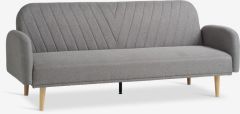 Sofa giường | PARADIS | vải polyester | x&aacute;m nhạt | R209xS83/106xC82cm