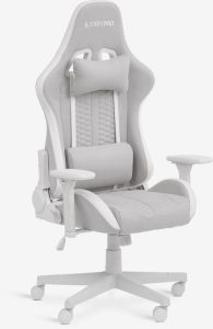 Ghế gaming | NIBE | polyester | trắng/be | R70xS70xC126/136cm