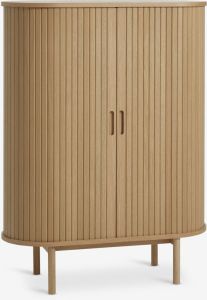 Tủ ly | LYNGVIG | gỗ c&ocirc;ng nghiệp | m&agrave;u sồi | R90xS40xC120cm