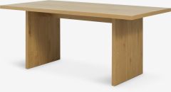 B&agrave;n ăn | MUNKEBY | gỗ c&ocirc;ng nghiệp | m&agrave;u sồi | R90xD180xC75cm