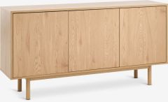 Tủ ph&ograve;ng ăn | ALSTED | 3 c&aacute;nh | gỗ c&ocirc;ng nghiệp | m&agrave;u sồi | R160xS40xC80cm