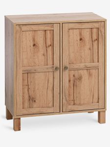 Kệ trưng b&agrave;y cửa gỗ | SKALS | gỗ c&ocirc;ng nghiệp | m&agrave;u sồi | R71xS35xC71/81cm