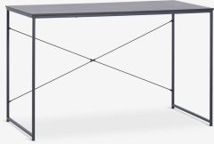 Bàn làm việc | ASTRUP | gỗ công nghiệp/kim loại | đen | R60xD120xC75cm