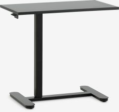Bàn làm việc nâng hạ | LUNDTOFT | gỗ công nghiệp/thép | đen | R40xD70xC64/108cm