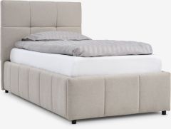 Giường đơn | VEMMELEV | gỗ c&ocirc;ng nghiệp | be | R90xD200cm