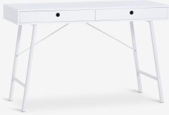 Bàn làm việc | STENVAD | gỗ công nghiệp/kim loại | trắng | R48xD120xC76cm