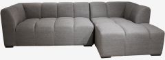 Sofa góc phải | ALLESE | vải polyester | xám đậm | R246xS88/131xC68cm