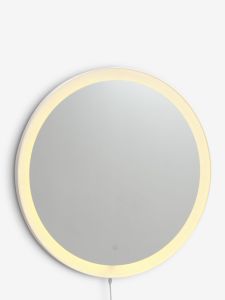 Gương viền LED | ORUP | nhựa ABS | trắng | &Oslash;55xS4cm