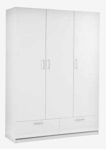 Tủ quần &aacute;o | ELLESTED | gỗ c&ocirc;ng nghiệp | trắng | R144xS50xC200cm