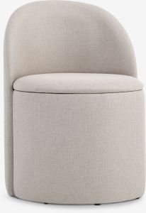 Ghế b&agrave;nh c&oacute; hộc | ODDUM | vải polyester | be | R58xS58xC80cm