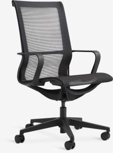 Ghế làm việc | FOLBY | PP | đen | R57xS62xC107/116cm