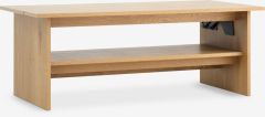 B&agrave;n cafe mở rộng | DAUGBJERG | gỗ c&ocirc;ng nghiệp | m&agrave;u sồi ấm | R60/100xD120xC45/56cm