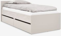 Giường đơn | BILLUND | gỗ c&ocirc;ng nghiệp | v&acirc;n đ&aacute; cẩm thạch/be | R90xD200cm