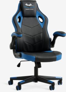 Ghế gaming | VOJENS | da PP/kim loại | xanh/đen | R72xS67xC108/118cm