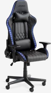 Ghế gaming | RANUM | da PU | đen | R70xS70xC126/136cm