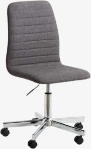 Ghế l&agrave;m việc | ABILDHOLT | vải polyester | x&aacute;m | R43xS56xC84/96cm