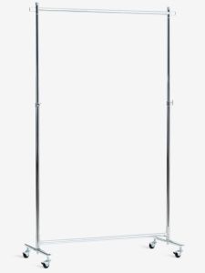 Gi&aacute; treo quần &aacute;o | GAMLEBRO | kim loại | m&agrave;u chrom | R101xS41xC108/184cm