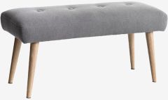 Ghế băng | EGEDAL | vải polyester | x&aacute;m nhạt | R110xS42xC43.5cm