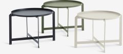 Bàn góc ngoài trời | BORRE | thép | nhiều màu | Ø50xC40cm