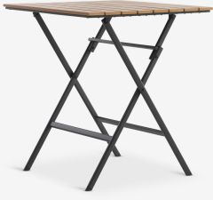 B&agrave;n bistro | SANDVIKA | th&eacute;p/nhựa PS | m&agrave;u tự nhi&ecirc;n/đen | R65xD65xC73cm