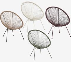 Ghế thư gi&atilde;n ngo&agrave;i trời | UBBERUP | th&eacute;p/nhựa PE | nhiều m&agrave;u | R72xS80xC83cm