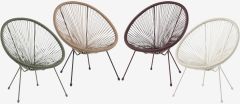 Ghế thư gi&atilde;n ngo&agrave;i trời | UBBERUP | th&eacute;p/nhựa PE | nhiều m&agrave;u | R72xS80xC83cm